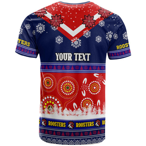 Sydney Roosters Christmas T-Shirt - Custom Sydney Roosters Ugly Christmas And Aboriginal Inspired Patterns T-Shirt Sydney Roosters Christmas T-Shirt - Custom Sydney Roosters Ugly Christmas And Aboriginal Inspired Patterns T-Shirt