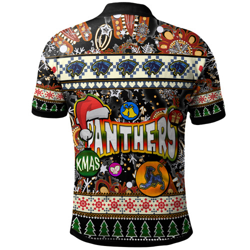 Australia Penrith Christmas Polo Shirt Custom Christmas Indigenous