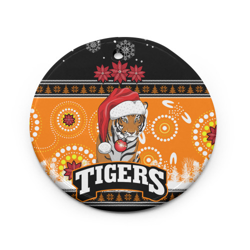 Wests Tigers Christmas Ceramic Ornament - Wests Tigers Ugly Christmas Wests Tigers Christmas Ceramic Ornament - Wests Tigers Ugly Christmas