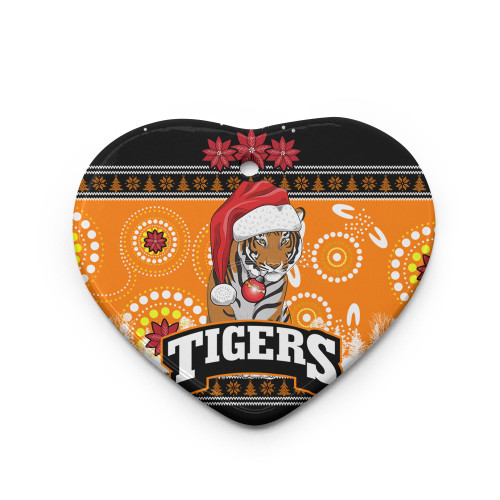 Wests Tigers Christmas Ceramic Ornament - Wests Tigers Ugly Christmas Wests Tigers Christmas Ceramic Ornament - Wests Tigers Ugly Christmas