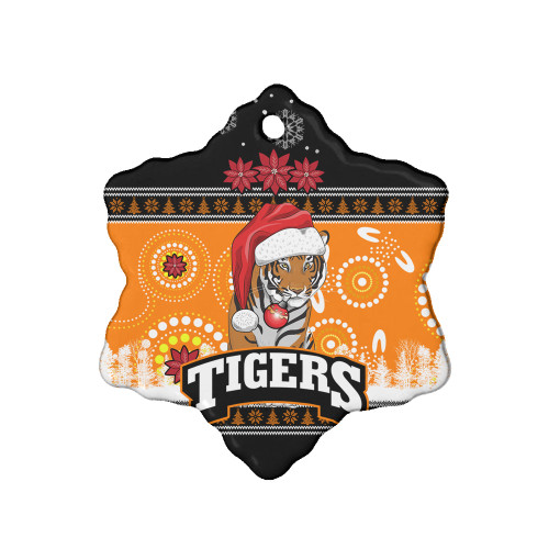 Wests Tigers Christmas Ceramic Ornament - Wests Tigers Ugly Christmas Wests Tigers Christmas Ceramic Ornament - Wests Tigers Ugly Christmas