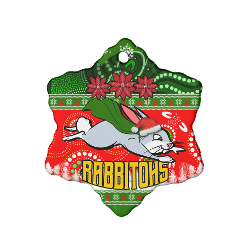 South Sydney Rabbitohs Ceramic Ornament - South Sydney Rabbitohs Ugly Christmas South Sydney Rabbitohs Ceramic Ornament - South Sydney Rabbitohs Ugly Christmas
