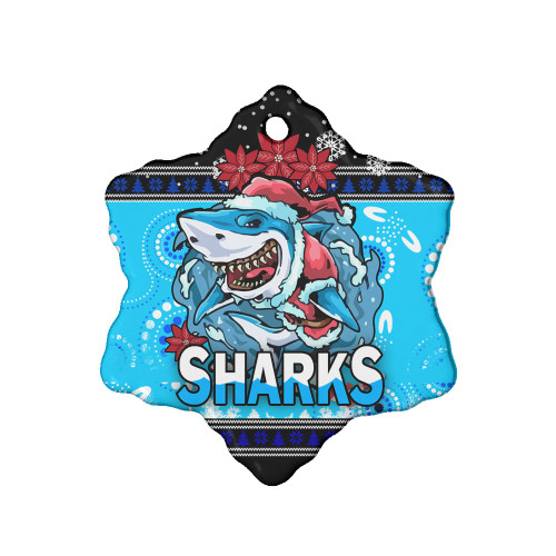 Cronulla-Sutherland Sharks Christmas Ceramic Ornament - Cronulla-Sutherland Sharks Ugly Christmas Cronulla-Sutherland Sharks Christmas Ceramic Ornament - Cronulla-Sutherland Sharks Ugly Christmas