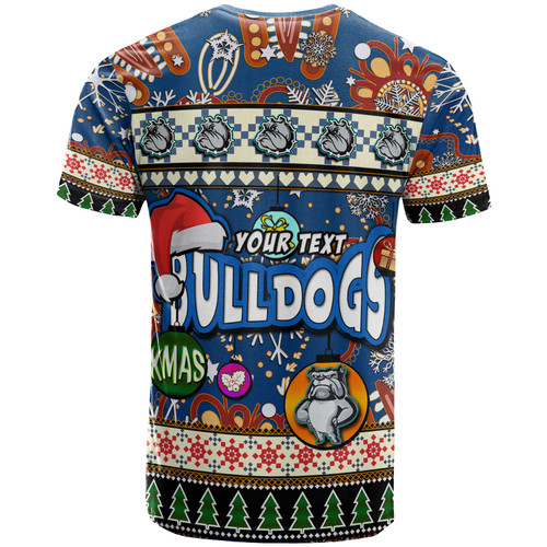 Canterbury-Bankstown Bulldogs Christmas T-Shirt - Custom Xmas Canterbury-Bankstown Bulldogs Christmas Balls, Snowflake With Aboriginal Inspired Patterns T-Shirt Canterbury-Bankstown Bulldogs Christmas T-Shirt - Custom Xmas Canterbury-Bankstown Bulldogs Christmas Balls, Snowflake With Aboriginal Inspired Patterns T-Shirt