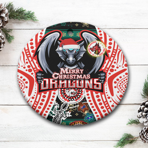 Illawarra and St George Christmas Ornament - Custom Merry Christmas Illawarra and St George Ornament Illawarra and St George Christmas Ornament - Custom Merry Christmas Illawarra and St George Ornament
