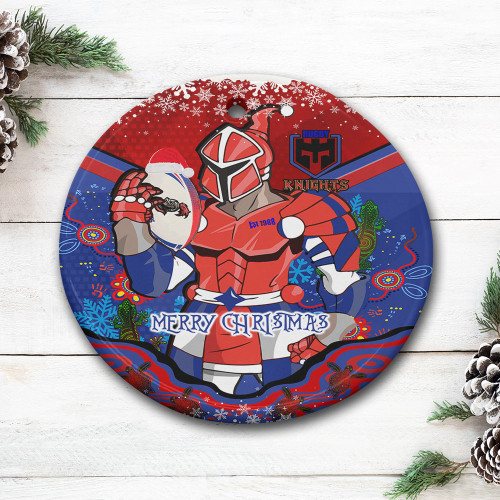 Newcastle Christmas Ornament - Custom Merry Christmas Newcastle Indigenous Ornament Newcastle Christmas Ornament - Custom Merry Christmas Newcastle Indigenous Ornament