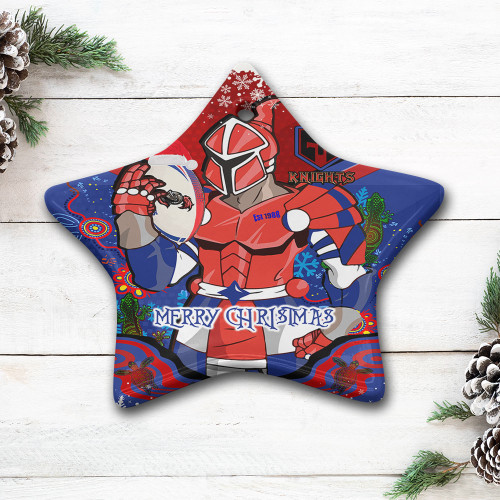Newcastle Christmas Ornament - Custom Merry Christmas Newcastle Indigenous Ornament Newcastle Christmas Ornament - Custom Merry Christmas Newcastle Indigenous Ornament