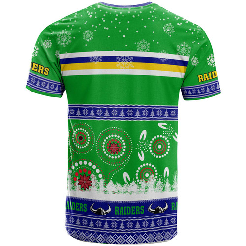 Canberra Raiders Christmas T-Shirt - Custom Canberra Raiders Ugly Christmas And Aboriginal Inspired Patterns T-Shirt Canberra Raiders Christmas T-Shirt - Custom Canberra Raiders Ugly Christmas And Aboriginal Inspired Patterns T-Shirt