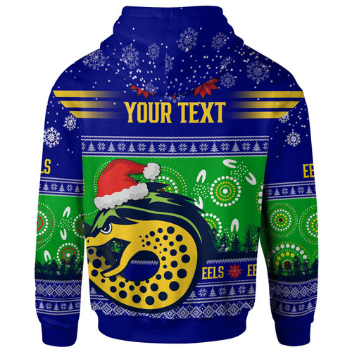 Parramatta Eels Christmas Hoodie - Custom Parramatta Eels Ugly Christmas And Aboriginal Inspired Patterns Hoodie Parramatta Eels Christmas Hoodie - Custom Parramatta Eels Ugly Christmas And Aboriginal Inspired Patterns Hoodie