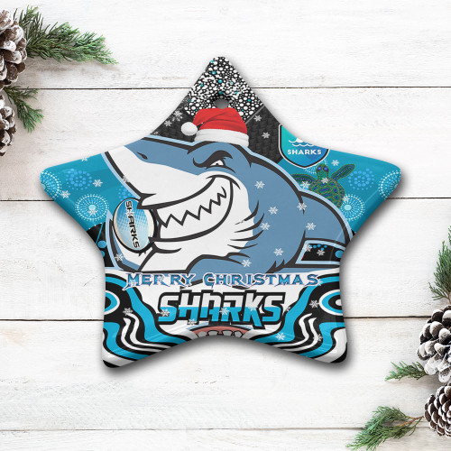 Cronulla Christmas Ornament - Custom Christmas Super Cronulla Indigenous Ornament Cronulla Christmas Ornament - Custom Christmas Super Cronulla Indigenous Ornament