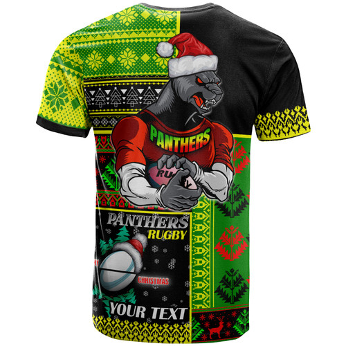 Penrith Panthers T-shirt - Custom Christmas Snowflakes Penrith Panthers Mascot T-shirt Penrith Panthers T-shirt - Custom Christmas Snowflakes Penrith Panthers Mascot T-shirt