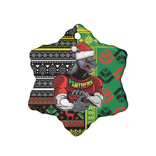 Penrith Panthers Ornaments - Custom Christmas Snowflakes Penrith Panthers Mascot Ornaments Penrith Panthers Ornaments - Custom Christmas Snowflakes Penrith Panthers Mascot Ornaments