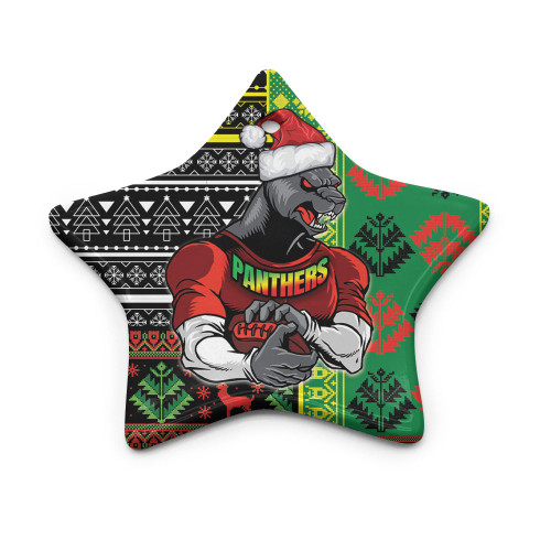 Penrith Panthers Ornaments - Custom Christmas Snowflakes Penrith Panthers Mascot Ornaments Penrith Panthers Ornaments - Custom Christmas Snowflakes Penrith Panthers Mascot Ornaments