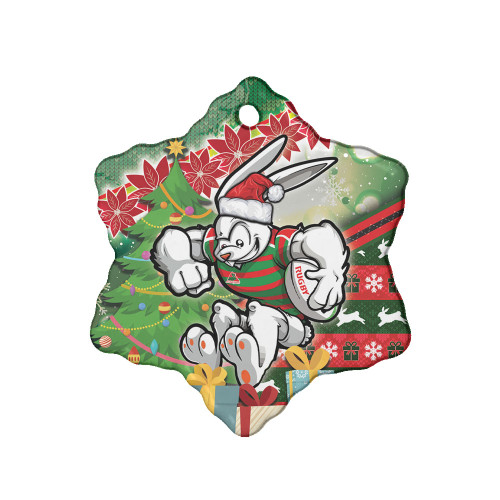 South Sydney Rabbitohs Ornaments - Christmas Tree Rabbit Ball Ornaments