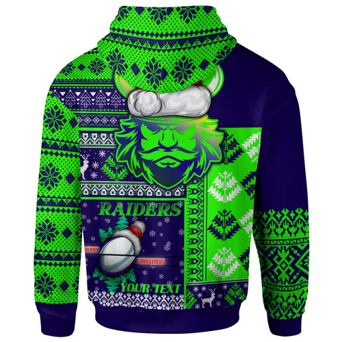 Canberra Raiders Hoodie - Custom Christmas Snowflakes New Zealand Warriors Mascot Hoodie Canberra Raiders Hoodie - Custom Christmas Snowflakes New Zealand Warriors Mascot Hoodie