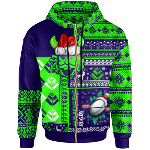 Canberra Raiders Hoodie - Custom Christmas Snowflakes New Zealand Warriors Mascot Hoodie Canberra Raiders Hoodie - Custom Christmas Snowflakes New Zealand Warriors Mascot Hoodie
