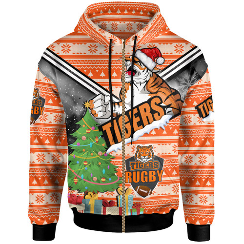 Wests Tigers Hoodie - Custom Christmas Tree Wests Tigers Ball Hoodie Wests Tigers Hoodie - Custom Christmas Tree Wests Tigers Ball Hoodie