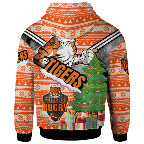 Wests Tigers Hoodie - Custom Christmas Tree Wests Tigers Ball Hoodie Wests Tigers Hoodie - Custom Christmas Tree Wests Tigers Ball Hoodie