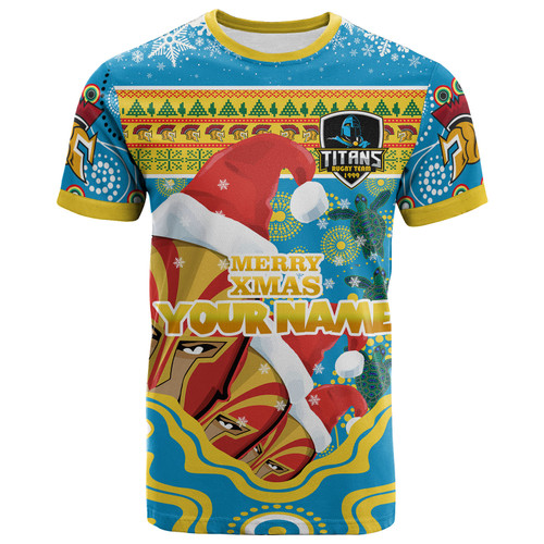 Gold Coast Christmas T-Shirt - Custom Merry Gold Coast Christmas Indigenous T-Shirt Gold Coast Christmas T-Shirt - Custom Merry Gold Coast Christmas Indigenous T-Shirt