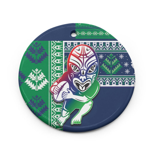 New Zealand Warriors Ornaments - Custom Christmas Snowflakes New Zealand Warriors Mascot Ornaments New Zealand Warriors Ornaments - Custom Christmas Snowflakes New Zealand Warriors Mascot Ornaments
