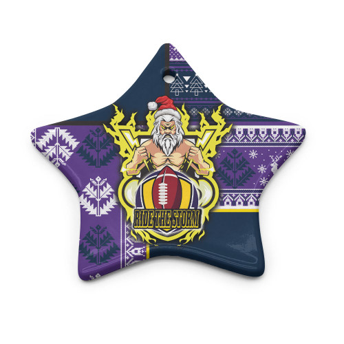Melbourne Storm Ornaments - Custom Christmas Snowflakes Melbourne Storm Mascot Ornaments Melbourne Storm Ornaments - Custom Christmas Snowflakes Melbourne Storm Mascot Ornaments
