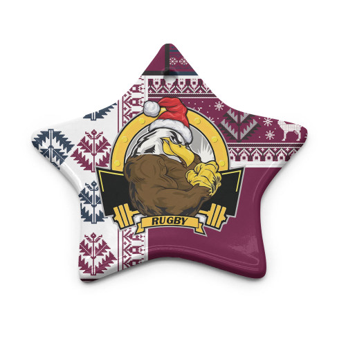 Australia Sea Eagles Ornaments - Custom Christmas Snowflakes Australia Sea Eagles Mascot Ornaments Australia Sea Eagles Ornaments - Custom Christmas Snowflakes Australia Sea Eagles Mascot Ornaments