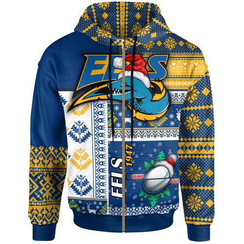Parramatta Eels Hoodie - Custom Christmas Snowflakes Parramatta Eels Mascot Hoodie Parramatta Eels Hoodie - Custom Christmas Snowflakes Parramatta Eels Mascot Hoodie
