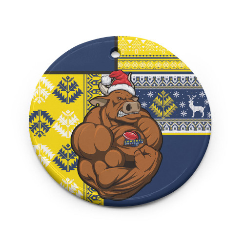 North Queensland Cowboys Ornaments - Custom Christmas Snowflakes North Queensland Cowboys Mascot Ornaments North Queensland Cowboys Ornaments - Custom Christmas Snowflakes North Queensland Cowboys Mascot Ornaments