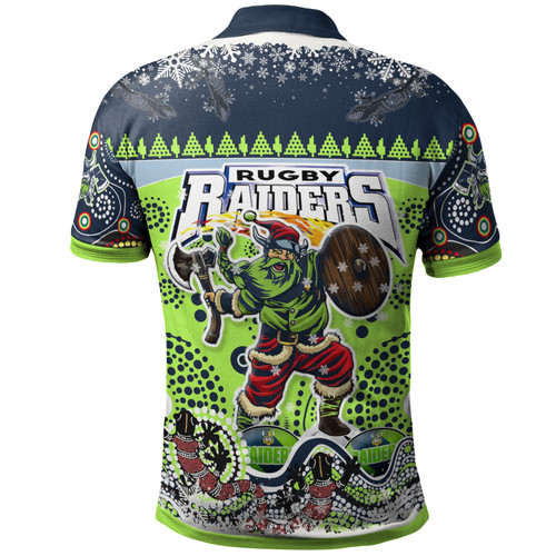 Canberra Christmas Polo Shirt - Custom Merry Viking Canberra Christmas Indigenous Polo Shirt Canberra Christmas Polo Shirt - Custom Merry Viking Canberra Christmas Indigenous Polo Shirt