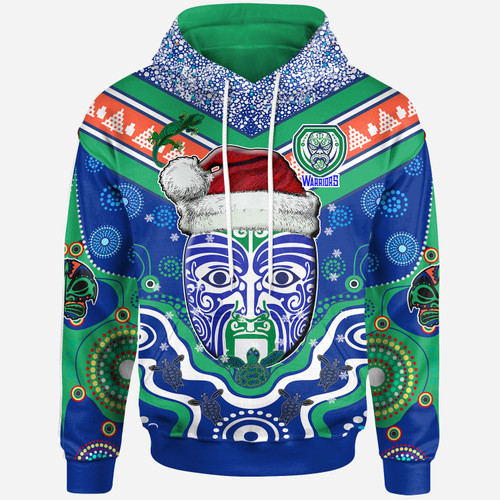 New Zealand Christmas Hoodie - Custom Merry New Zealand Christmas Indigenous Hoodie