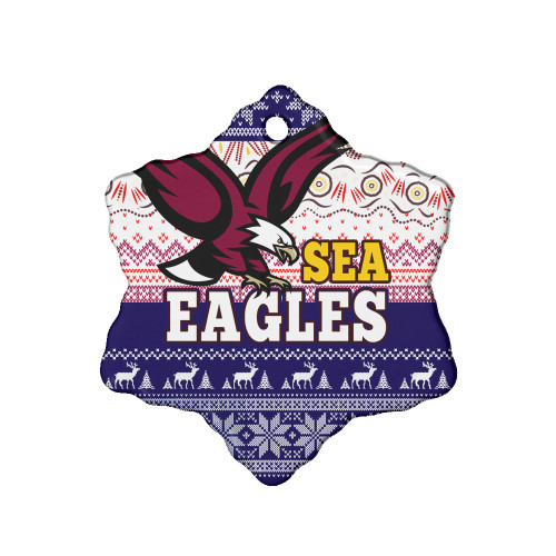 Australia Sea Eagles Christmas Ornaments - Australia Sea Eagles Ugly Christmas Knitted Ornaments Australia Sea Eagles Christmas Ornaments - Australia Sea Eagles Ugly Christmas Knitted Ornaments