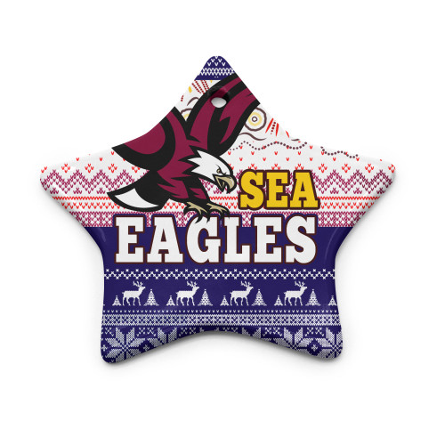 Australia Sea Eagles Christmas Ornaments - Australia Sea Eagles Ugly Christmas Knitted Ornaments Australia Sea Eagles Christmas Ornaments - Australia Sea Eagles Ugly Christmas Knitted Ornaments