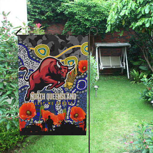 North Queensland Cowboys Flag - Anzac Remembrance Aboriginal Inspired North Queensland Cowboys Flag North Queensland Cowboys Flag - Anzac Remembrance Aboriginal Inspired North Queensland Cowboys Flag