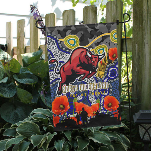 North Queensland Cowboys Flag - Anzac Remembrance Aboriginal Inspired North Queensland Cowboys Flag North Queensland Cowboys Flag - Anzac Remembrance Aboriginal Inspired North Queensland Cowboys Flag
