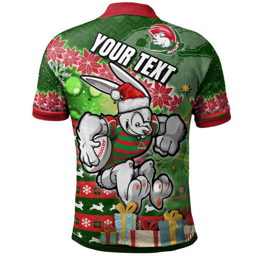South Sydney Rabbitohs Polo Shirt - Custom Christmas Tree Rabbit Ball Polo Shirt South Sydney Rabbitohs Polo Shirt - Custom Christmas Tree Rabbit Ball Polo Shirt