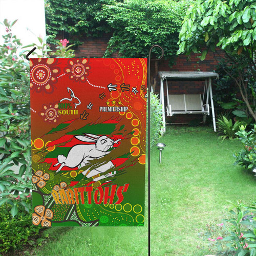 South Sydney Rabbitohs Flag - 100% South South Sydney Rabbitohs Premiership with Aboriginal Inspired Flag South Sydney Rabbitohs Flag - 100% South South Sydney Rabbitohs Premiership with Aboriginal Inspired Flag
