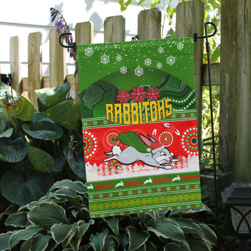 South Sydney Rabbitohs Flag - South Sydney Rabbitohs Ugly Christmas Knitted Flag South Sydney Rabbitohs Flag - South Sydney Rabbitohs Ugly Christmas Knitted Flag