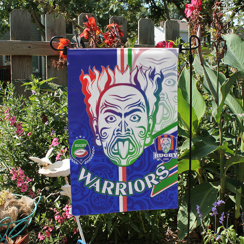 New Zealand Warriors Flag - New Zealand Warriors Ball Maori Patterns Sport Style Flag New Zealand Warriors Flag - New Zealand Warriors Ball Maori Patterns Sport Style Flag