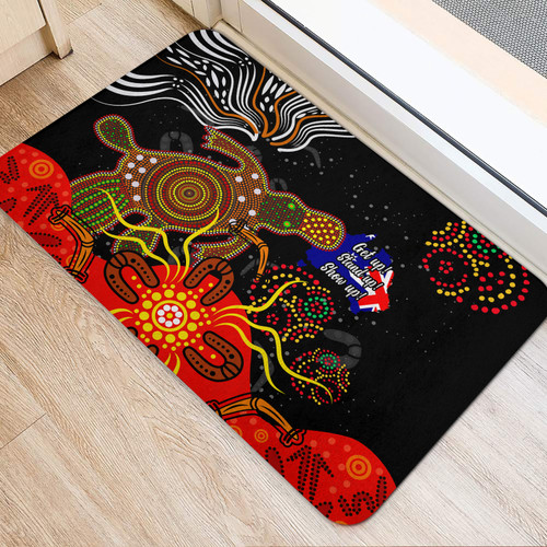Australia Aboriginal Inspired Door Mat - Celebrate Naidoc Week Aboriginal Inspired Platus Door Mat Australia Aboriginal Inspired Door Mat - Celebrate Naidoc Week Aboriginal Inspired Platus Door Mat