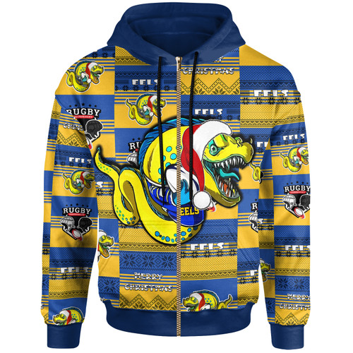 Parramatta Eels Christmas Hoodie - Custom Parramatta Eels Merry Christmas Random Square Pattern Hoodie Parramatta Eels Christmas Hoodie - Custom Parramatta Eels Merry Christmas Random Square Pattern Hoodie