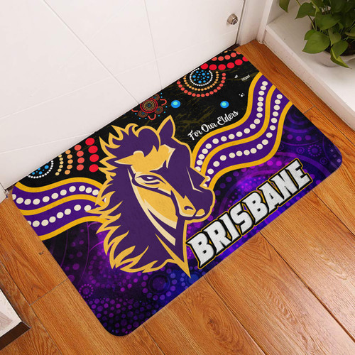 Brisbane Broncos Naidoc Week Door Mat - Australia Naidoc Week and Torres Strait Islander Door Mat Brisbane Broncos Naidoc Week Door Mat - Australia Naidoc Week and Torres Strait Islander Door Mat