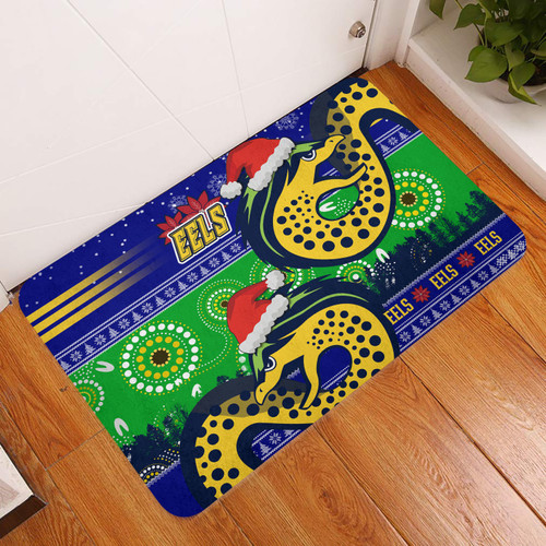 Parramatta Eels Christmas Door Mat - Parramatta Eels Aboriginal Inspired and Ugly Style Door Mat Parramatta Eels Christmas Door Mat - Parramatta Eels Aboriginal Inspired and Ugly Style Door Mat