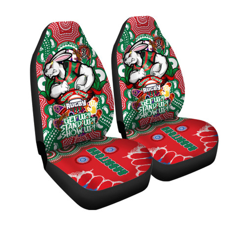 Souths NAIDOC Week Car Seat Cover - Custom Souths With and Torres Strait Islander Culture Souths NAIDOC Week Car Seat Cover - Custom Souths With and Torres Strait Islander Culture