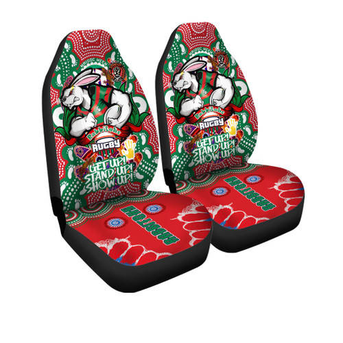 Souths NAIDOC Week Car Seat Cover - Custom Souths With and Torres Strait Islander Culture Souths NAIDOC Week Car Seat Cover - Custom Souths With and Torres Strait Islander Culture