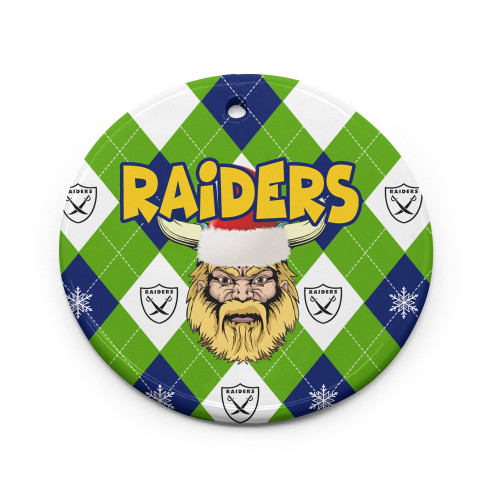 Canberra Raiders Christmas Ornaments - Custom Canberra Raiders Xmas Argyle Style Ornaments Canberra Raiders Christmas Ornaments - Custom Canberra Raiders Xmas Argyle Style Ornaments