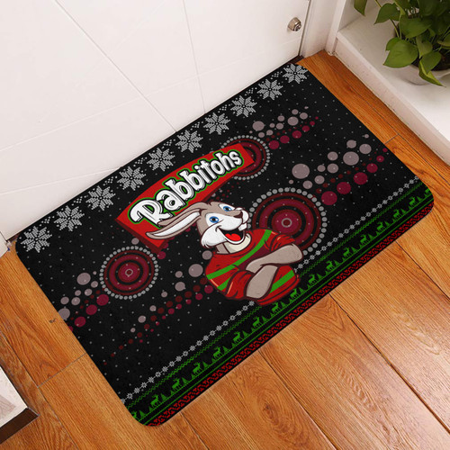 South Sydney Rabbitohs Door Mat - South Sydney Rabbitohs Aboriginal and Ugly Pattern Door Mat South Sydney Rabbitohs Door Mat - South Sydney Rabbitohs Aboriginal and Ugly Pattern Door Mat