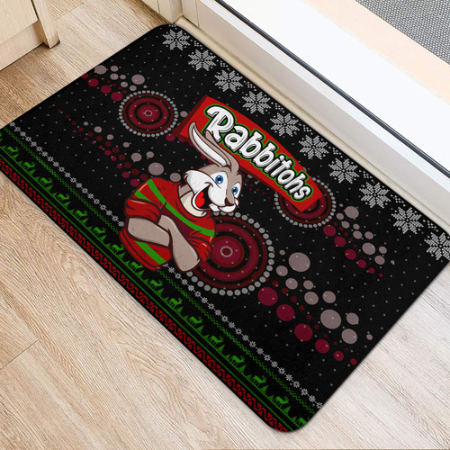 South Sydney Rabbitohs Door Mat - South Sydney Rabbitohs Aboriginal and Ugly Pattern Door Mat South Sydney Rabbitohs Door Mat - South Sydney Rabbitohs Aboriginal and Ugly Pattern Door Mat
