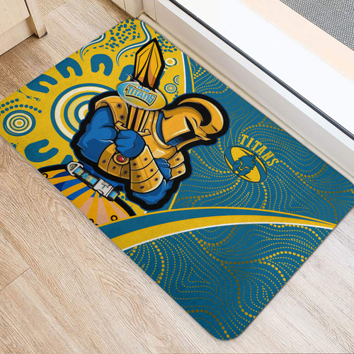 Gold Coast Door Mat - Custom Gold Coast Pride Mascot With Culture