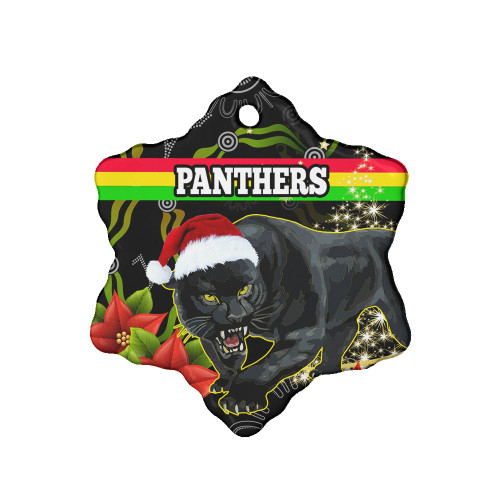Penrith Panthers Christmas Ornaments - Penrith Panthers Aboriginal Inspired Xmas Ornaments Penrith Panthers Christmas Ornaments - Penrith Panthers Aboriginal Inspired Xmas Ornaments