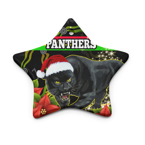 Penrith Panthers Christmas Ornaments - Penrith Panthers Aboriginal Inspired Xmas Ornaments Penrith Panthers Christmas Ornaments - Penrith Panthers Aboriginal Inspired Xmas Ornaments